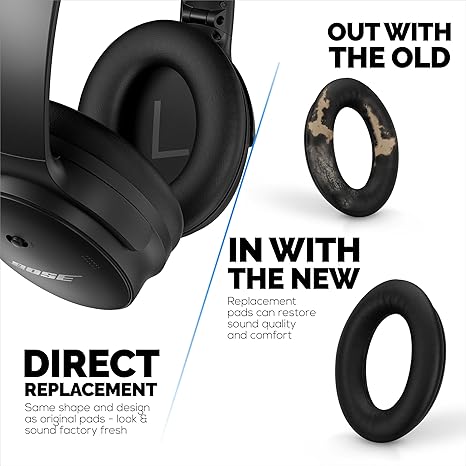 وسائد أذن بديلة لسماعات Bose Q - مراجعة Bose Headphone Qc45 وسعره