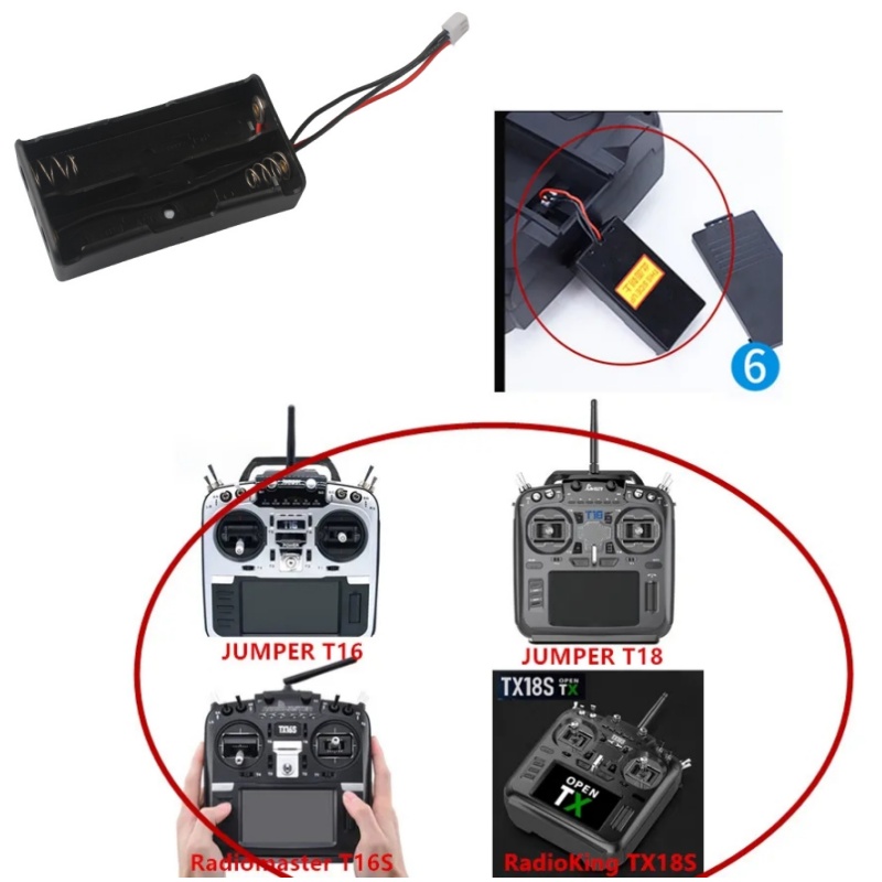 علبة صندوق بطارية RadioMaster  - مراجعة Battery Case Storage وسعره