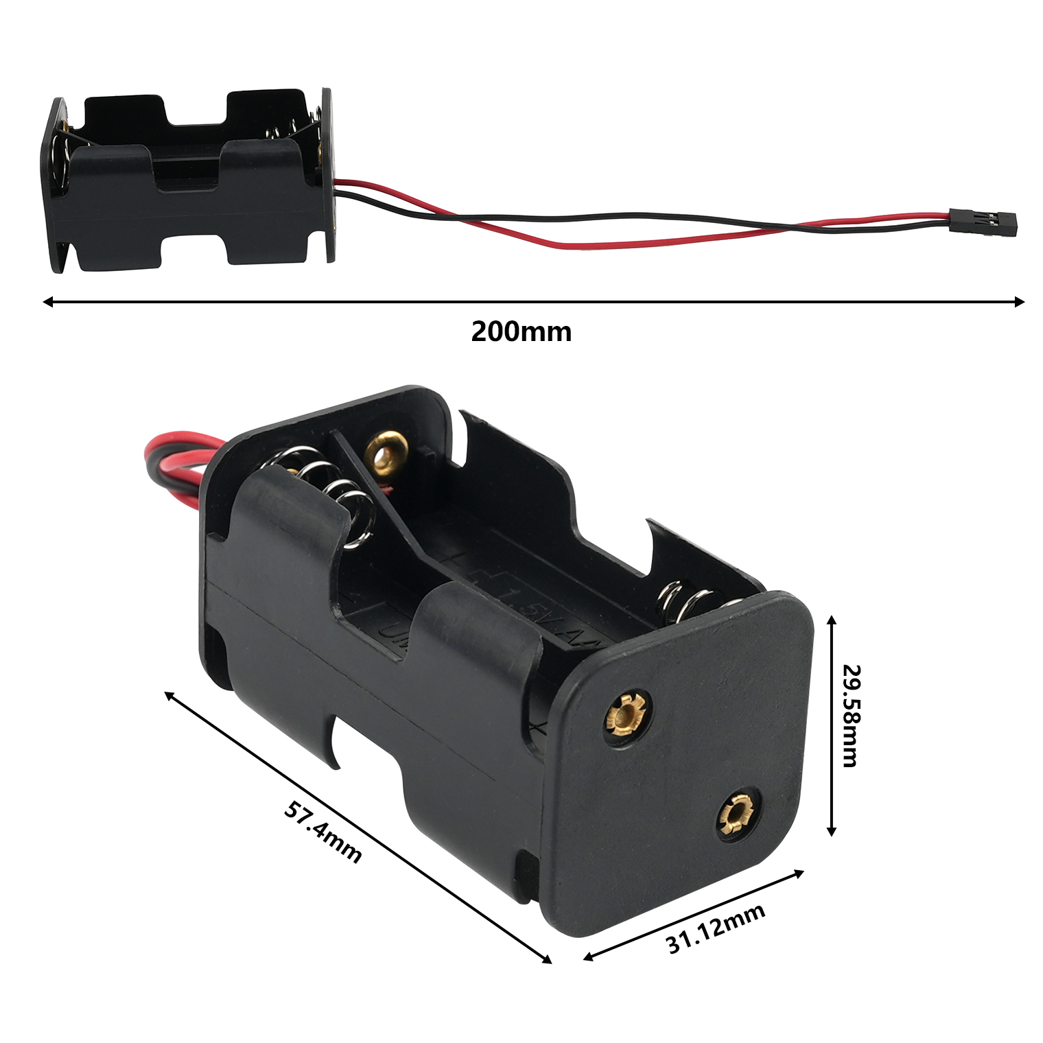 جهاز اختبار المؤازرة RCmall 3C - مراجعة Battery Case Storage وسعره