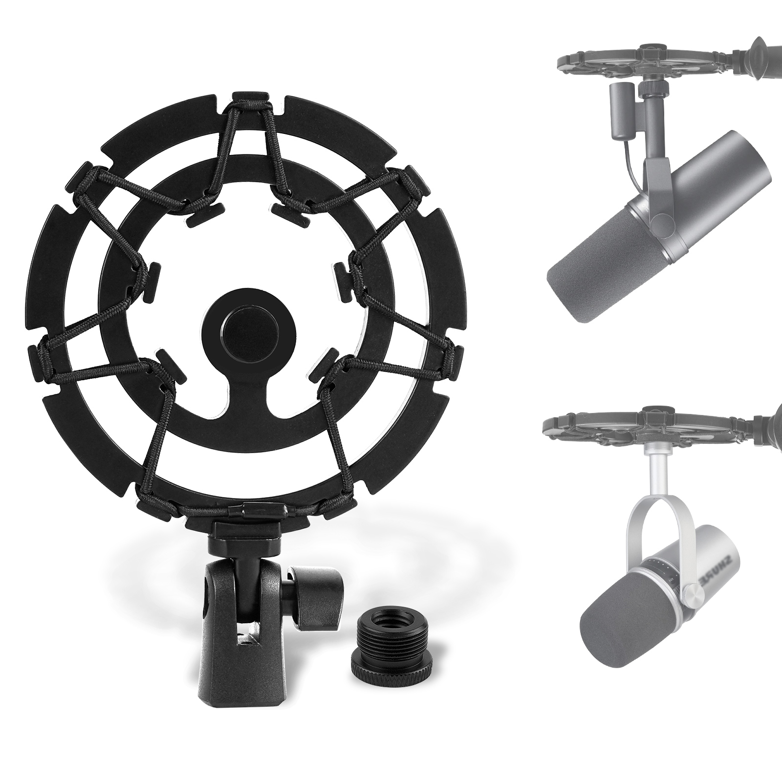 حامل ميكروفون مضاد للاهتزاز من - مراجعة Shure Mic Mv7 وسعره